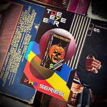 Load image into Gallery viewer, Halloween 2 VHS Enamel Pin
