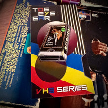 Load image into Gallery viewer, Halloween VHS Enamel Pin
