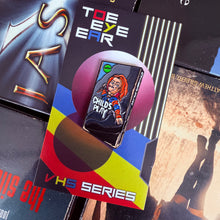 Load image into Gallery viewer, Child’s Play VHS Enamle Pin
