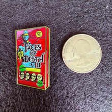 Load image into Gallery viewer, Faces Of Death 2 VHS Enamle Pin

